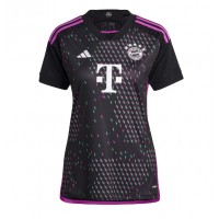 Camisa de Futebol Bayern Munich Alphonso Davies #19 Equipamento Secundário Mulheres 2023-24 Manga Curta